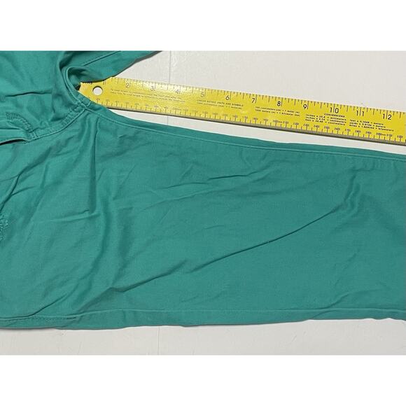 Women’s denim leggings size 1 L’amour green pants (tt9) - Picture 4 of 5